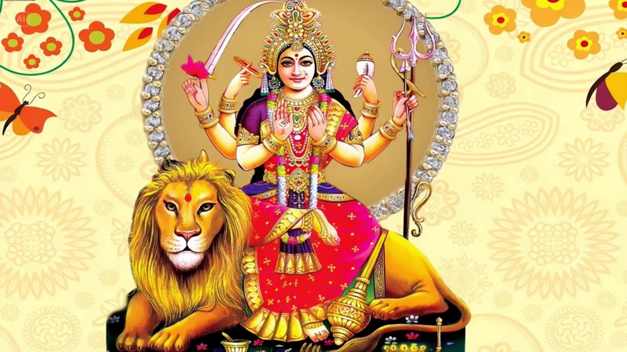 Goddess Durga's triumph over the demon Mahishasura