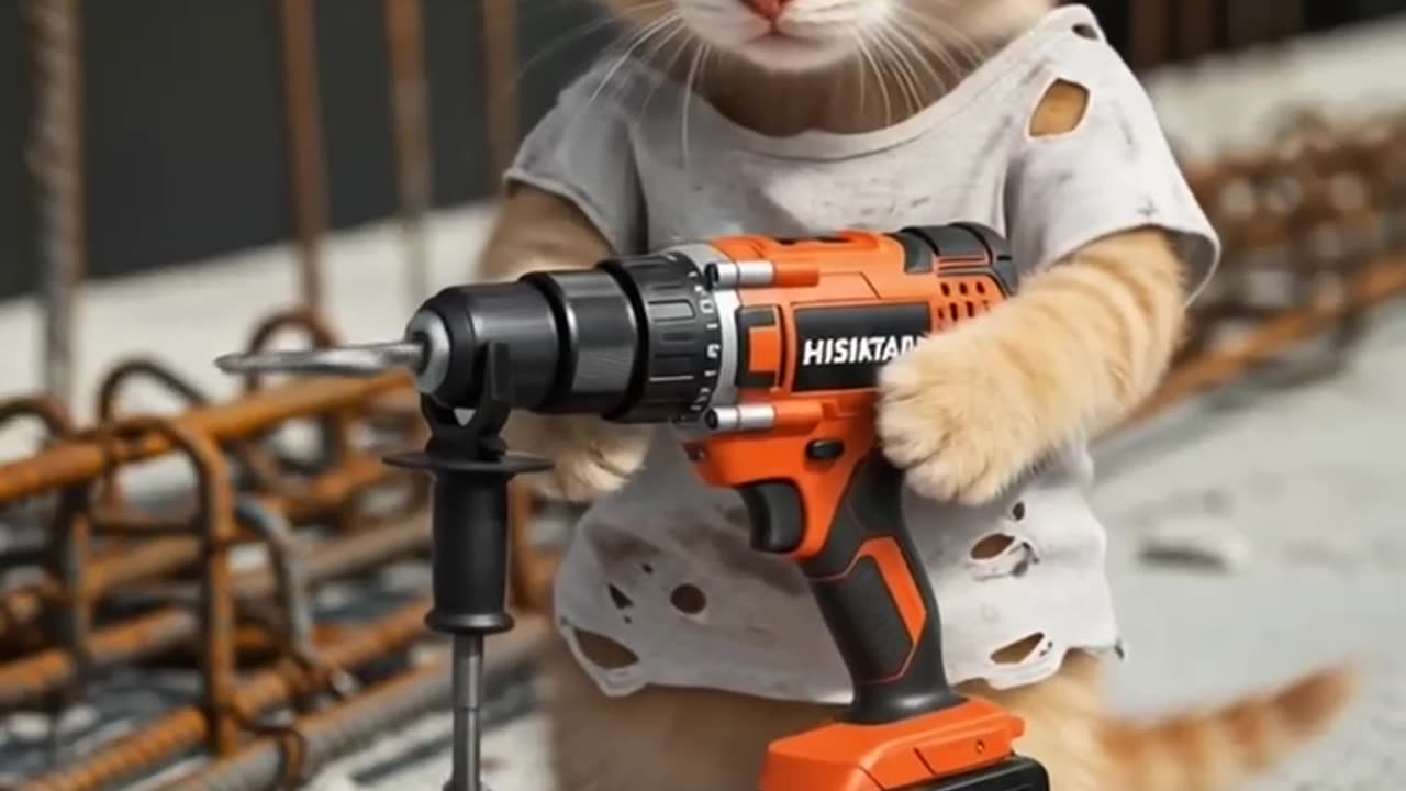 Food or nothing: the cat chose to work #ai