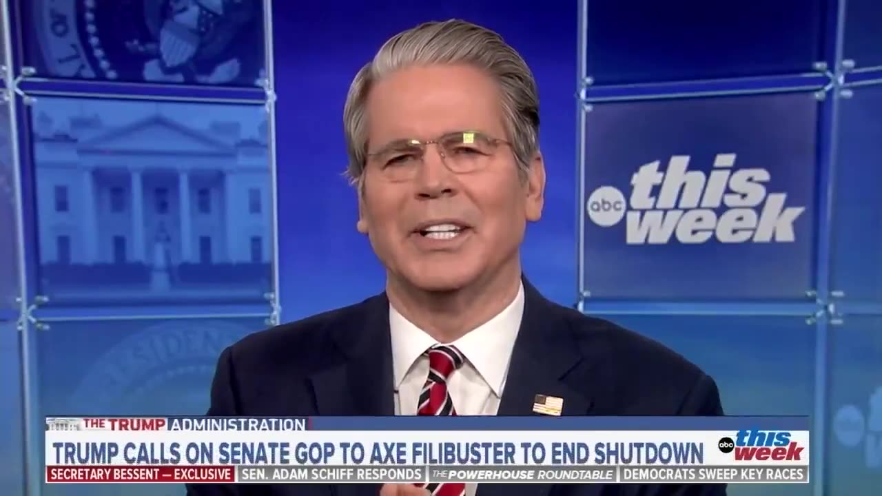 Scott Bessent Calls Out Stephanopoulos Over Shutdown Hypocrisy, Calling GOP 'Terrorists'