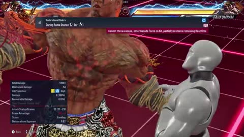 FAHKUMRAM'S MOVE LIST FOR TEKKEN 8
