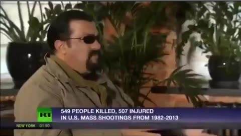 Steven Seagal says many mass shootings are engineered by the government