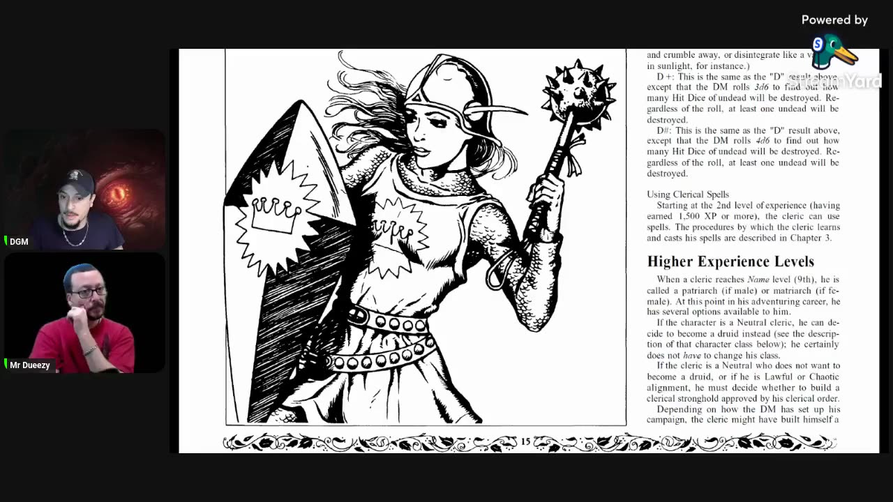 Personaje Primario 1: El Clérigo en D&D