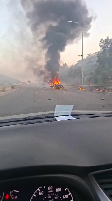 An Israeli drone struck a vehicle near the Baysariyeh area in southern Lebanon