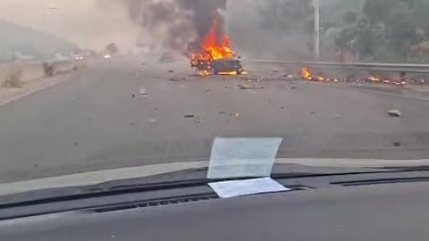 An Israeli drone struck a vehicle near the Baysariyeh area in southern Lebanon