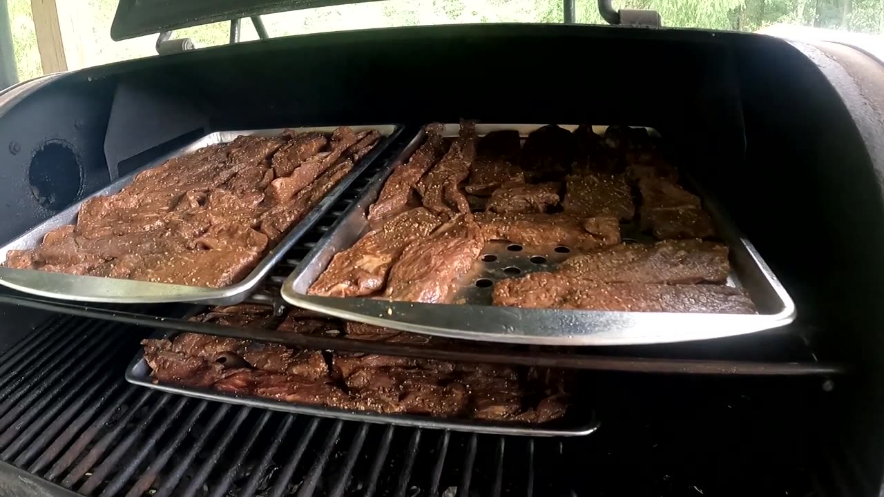 Beef Jerky On The Pellet Grill