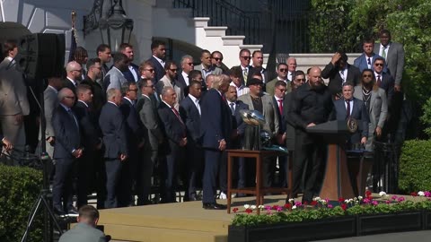 President Trump Participates in a Visit of the 2025 Super Bowl Champions - The Philadelphia Eagles