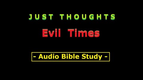 Just Thoughts - Evil Times (2015) Retro