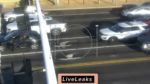 Caught on CCTV: Wild Arizona Shootout as Suspect Fires on Police