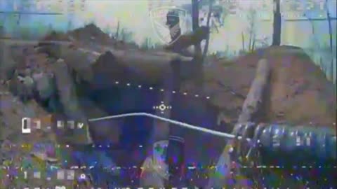 Massive Russian Trench Complex Comes Under Fire