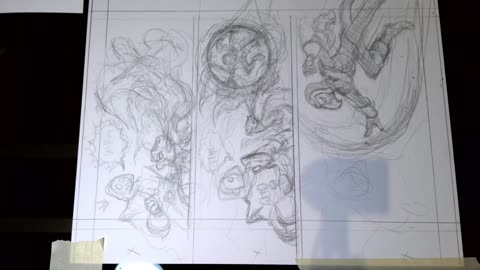 Art Timelapse: Penciling Page 14