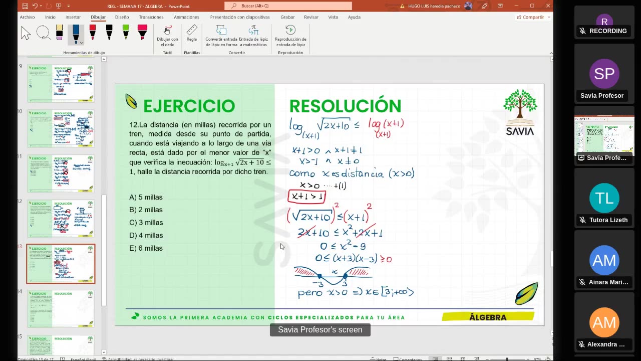 SAVIA SEMIANUAL 2024 | Semana 17 | Álgebra
