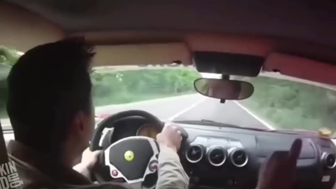 two guys almost dying in a car accident