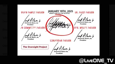 Joe Biden never signed any pardons. White House staff used autopen.