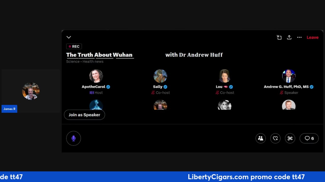 Simulcast for- Interview with Dr @AGHuff hosted by @KissMyCarol @LouAZMerrijul @TalkWithSally