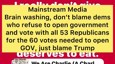 Keys to wins by dems was let democrat senate shutdown gov and blame Trump