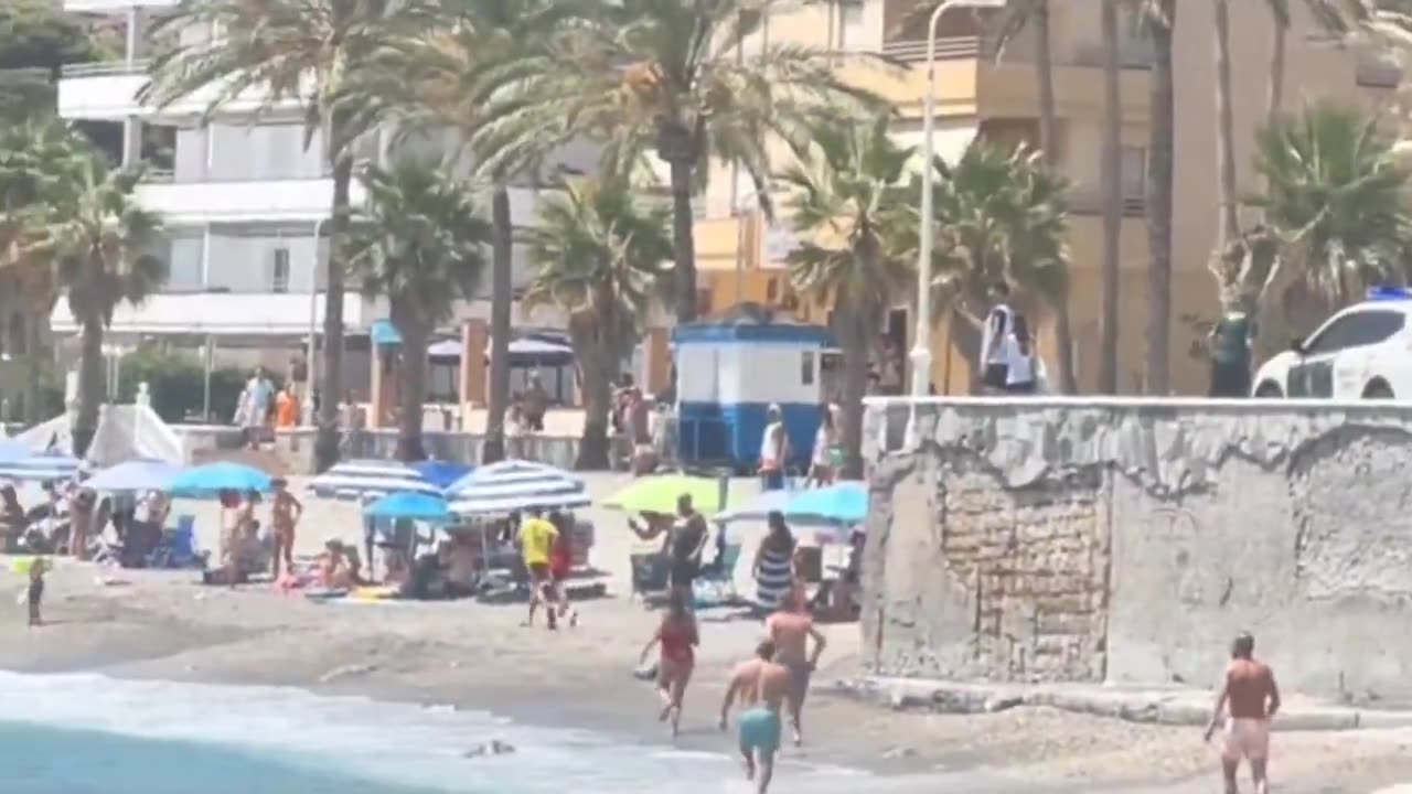 This is Spain, Granada. They arrive en masse without documents among shocked