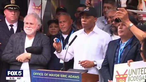 NYC Mayor Eric Adams announces that shopkeepers will be given "panic buttons" to notify police of crimes in progress