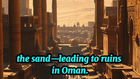 The Forgotten City Beneath the Sand (Ubar). #shorts #history #real #