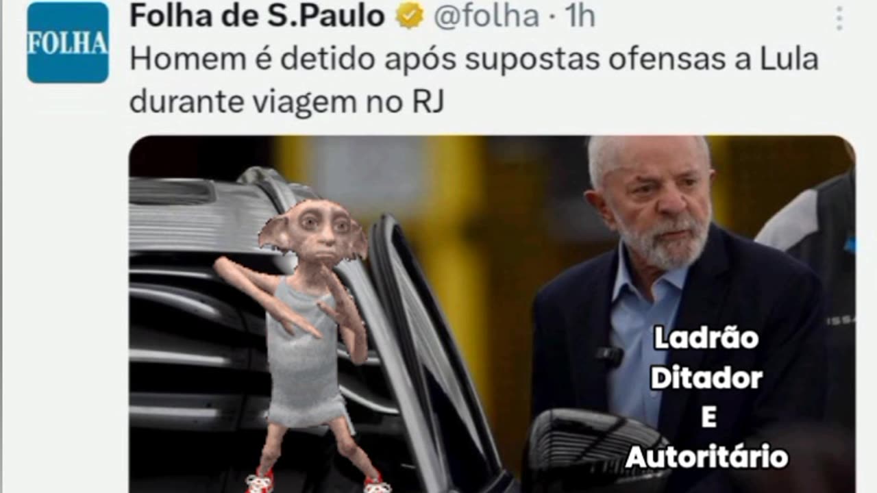 E diziam que era o Bolsonaro o Ditador e autoritário? Se por xingar deu isso imagina jogar futebol com a cabeça do Lulaladrão será que rola algo.