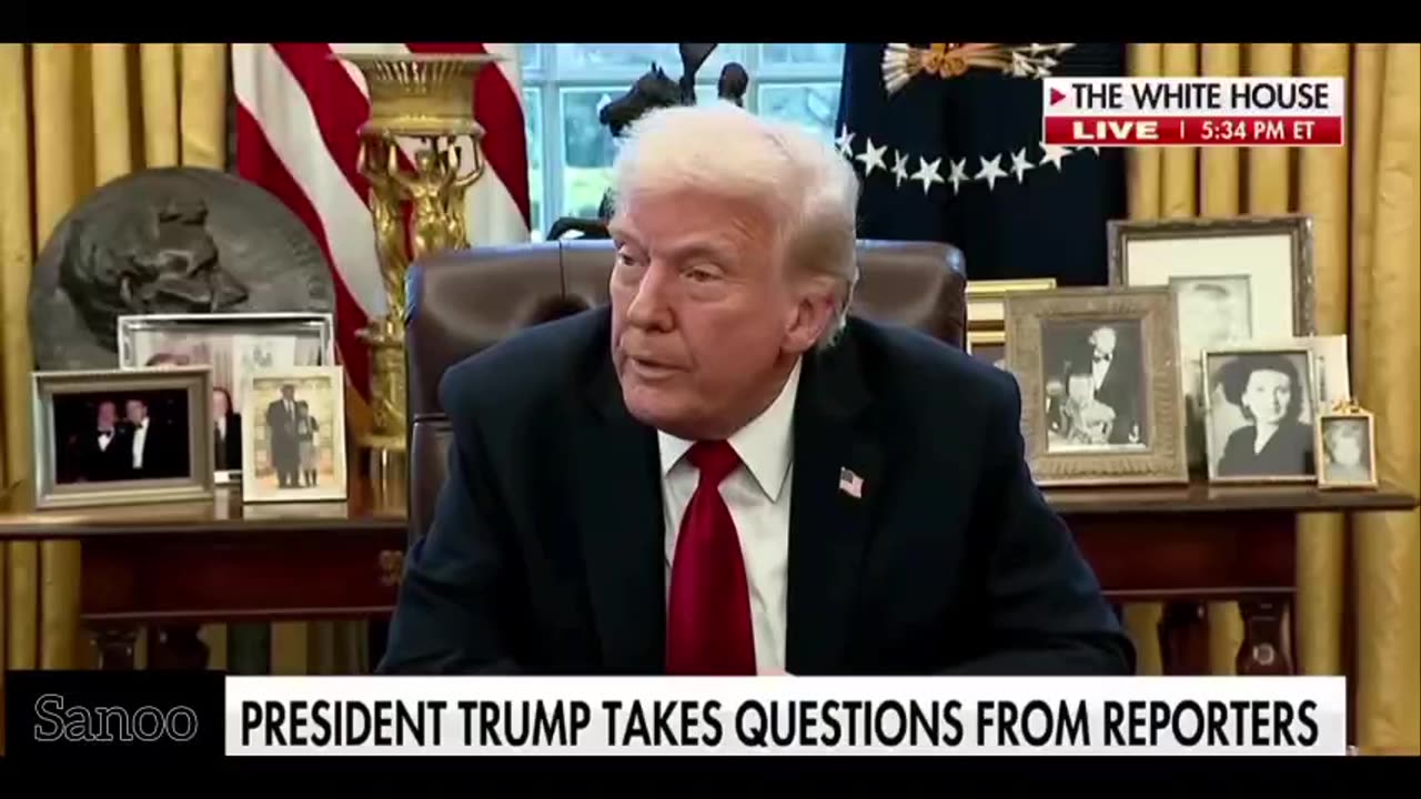 Trump calls media coverage of signal chat leak a 'witch hunt'