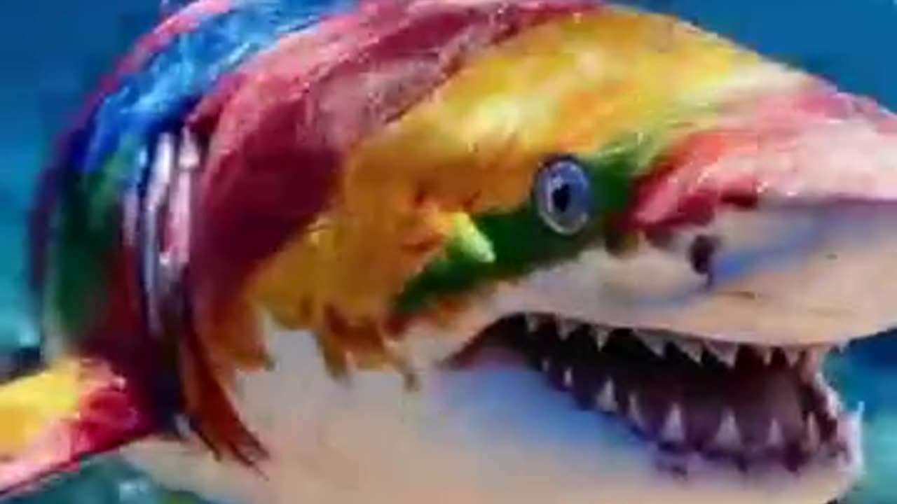 Rainbow Shark! 🌈🦈