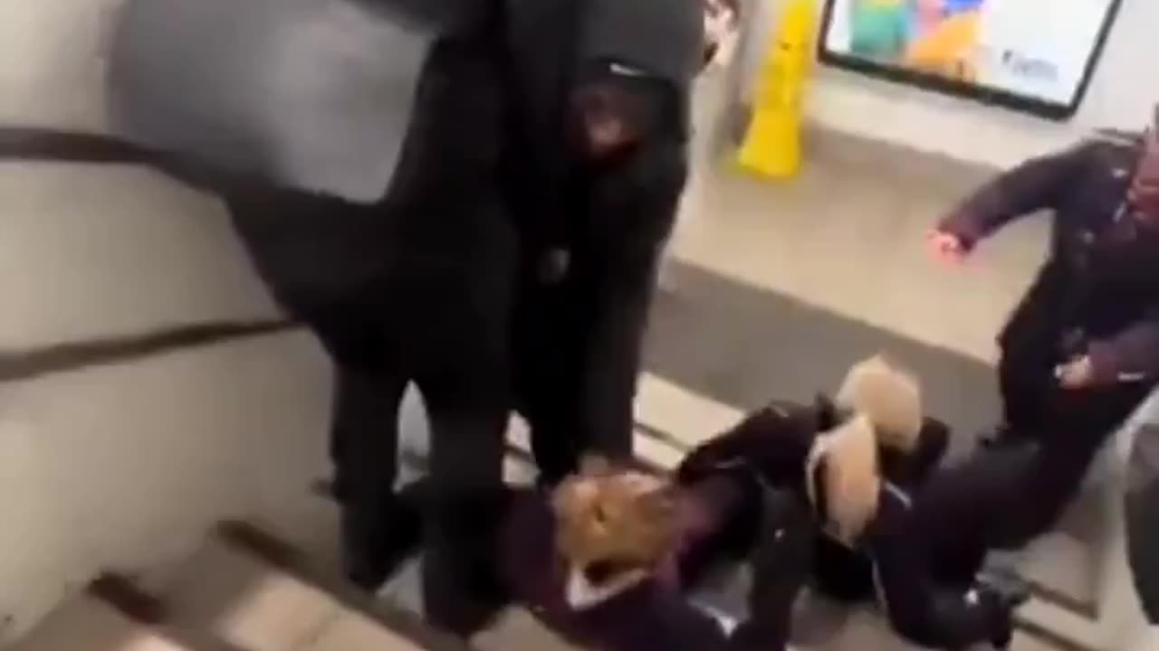 A guy didn't pay for his ticket and pushed past 2 women at chesterfield Train Station.