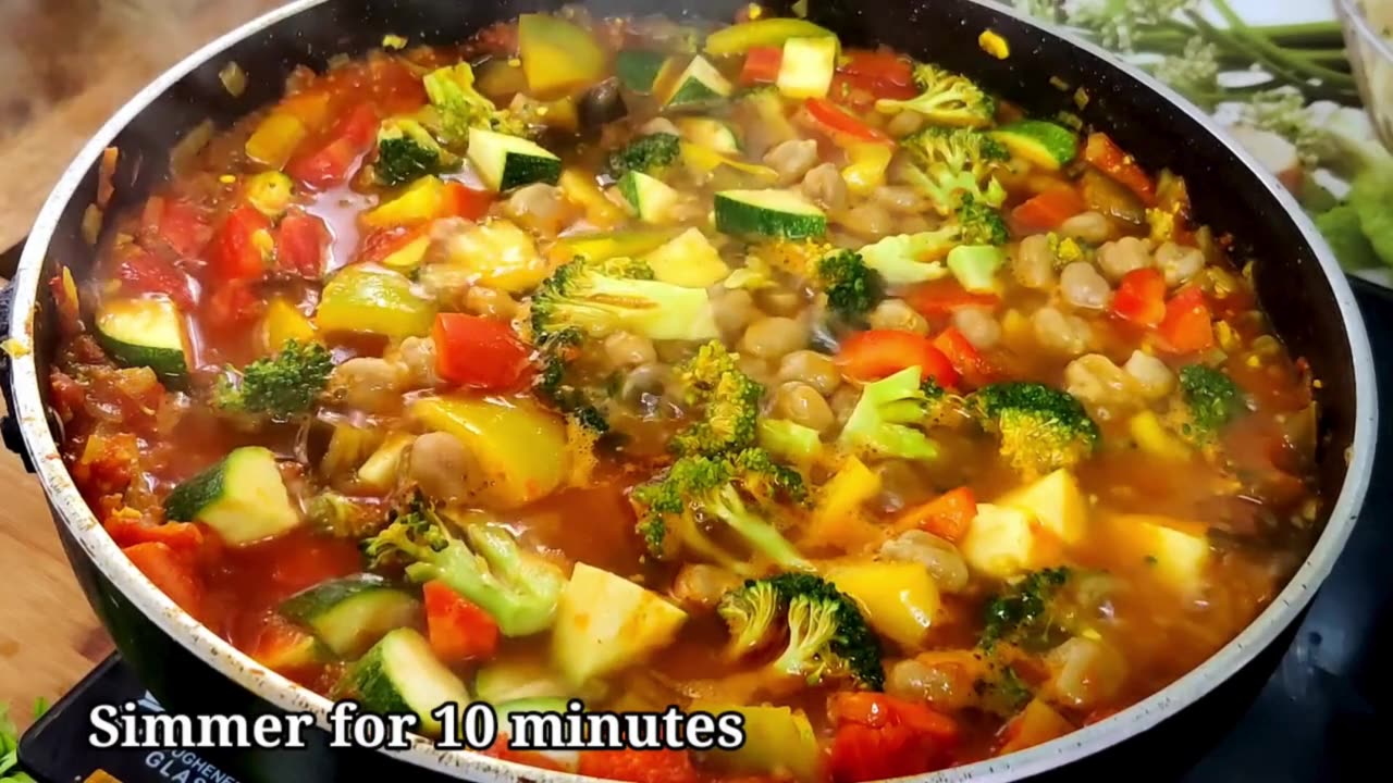 Powerhouse Rainbow Vegetable Soup: Nutrient Dense & Fiber Packed