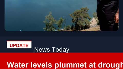 Water levels plummet at drought hit Iraqi reservoir