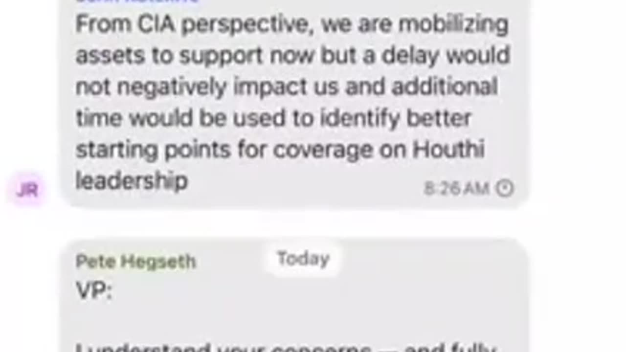 SIGNAL GROUP CHAT COORDINATING BOMBING OF YEMEN LEAKED [THE LIMITED HANGOUT GAMBIT]