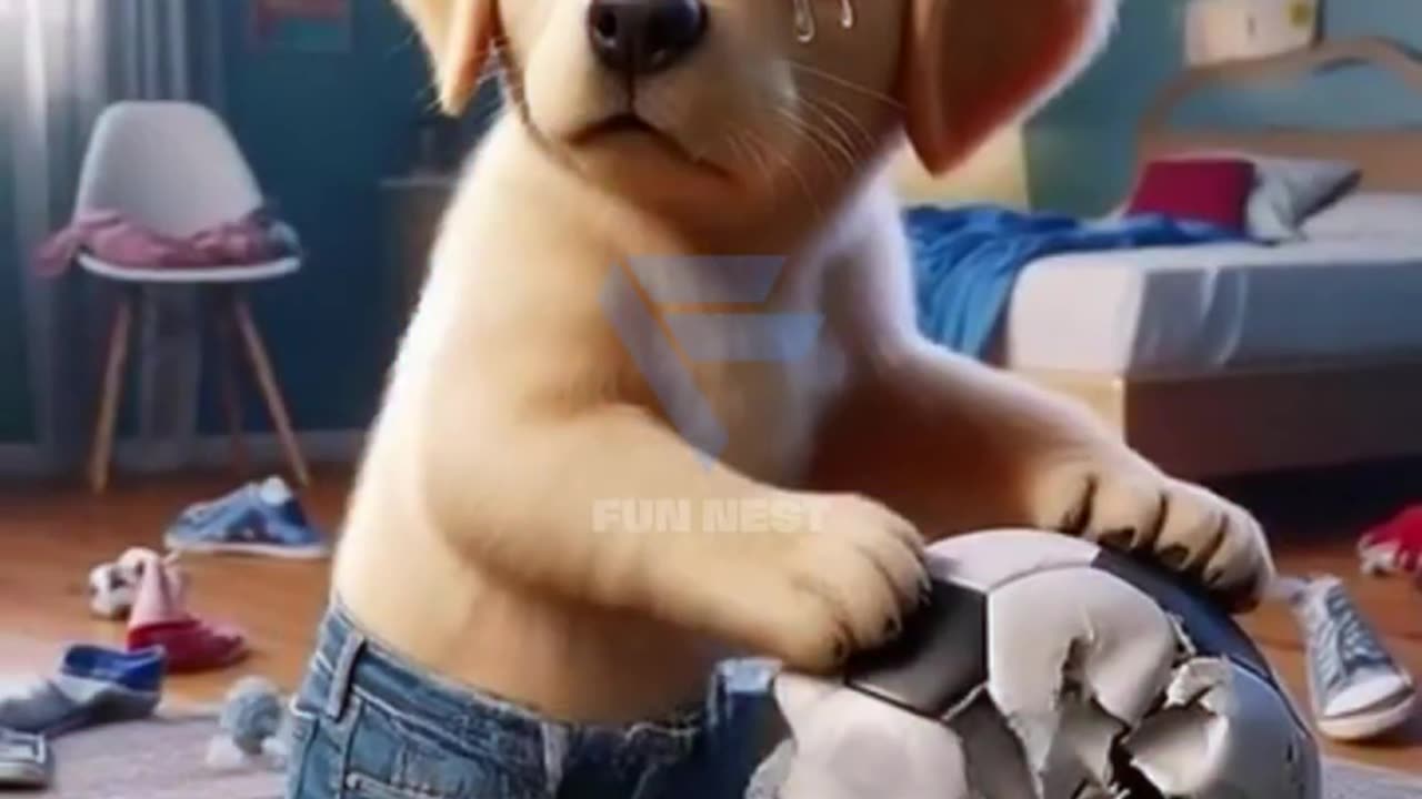 Puppy becomes a superstar.