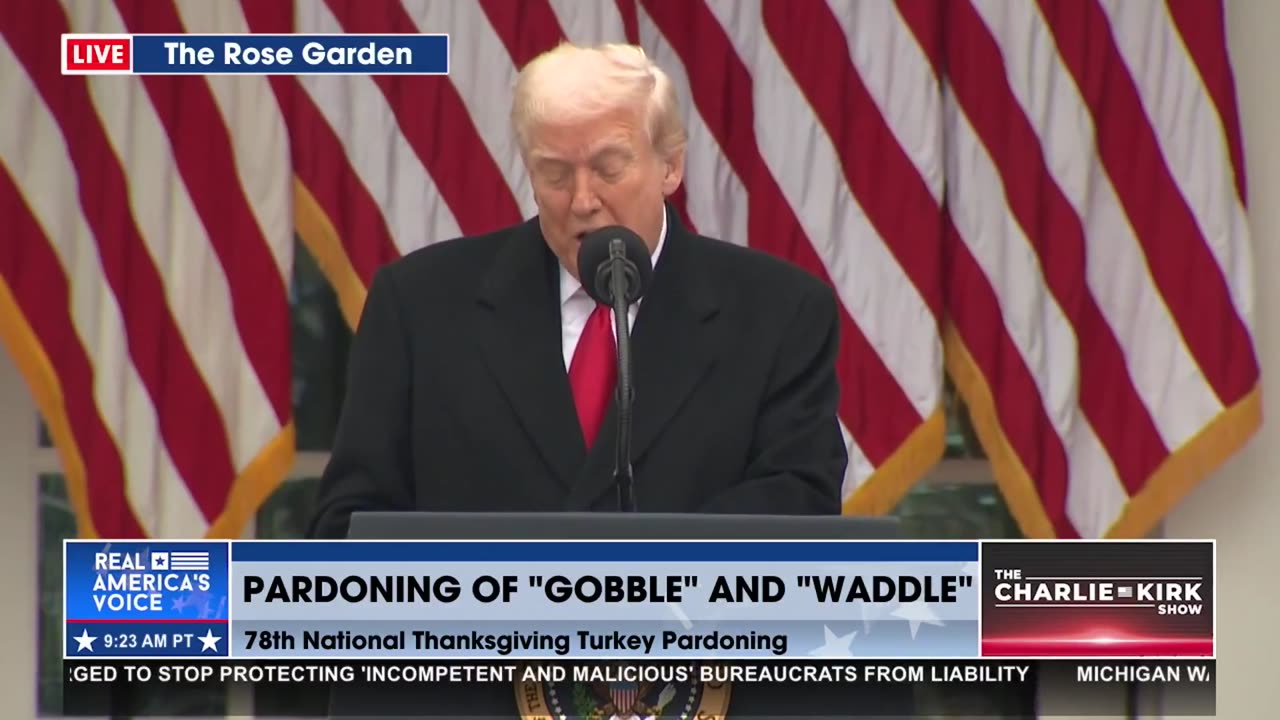 POTUS: BIG THINGS HAPPENING THANKSGIVING