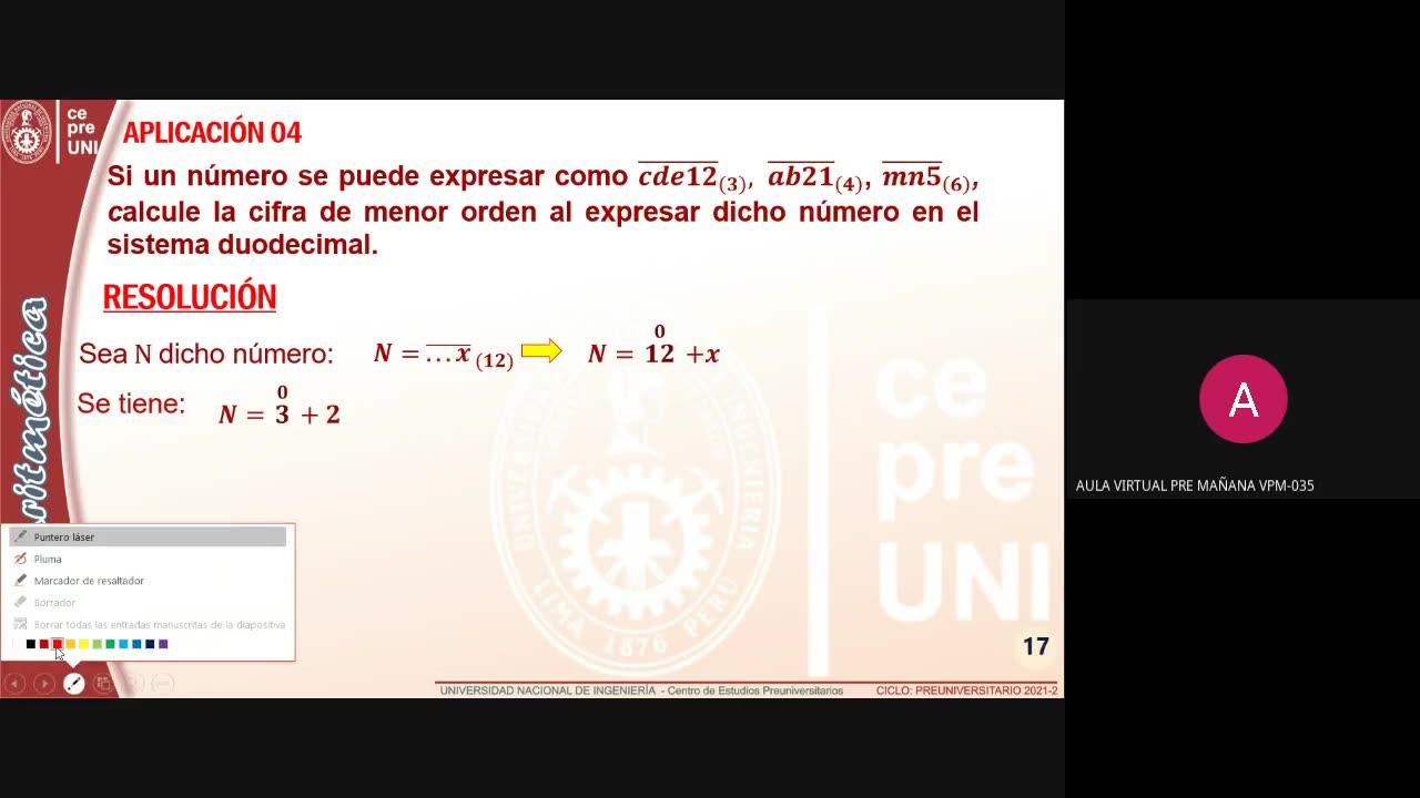 CEPRE UNI 2022 - 1 | Semana 14 | Aritmética S1