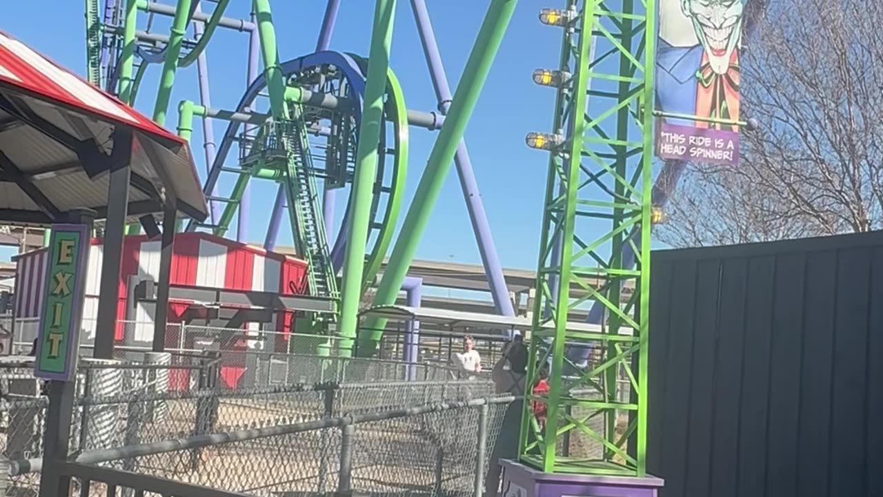 Six Flags Over Texas The Joker Ride