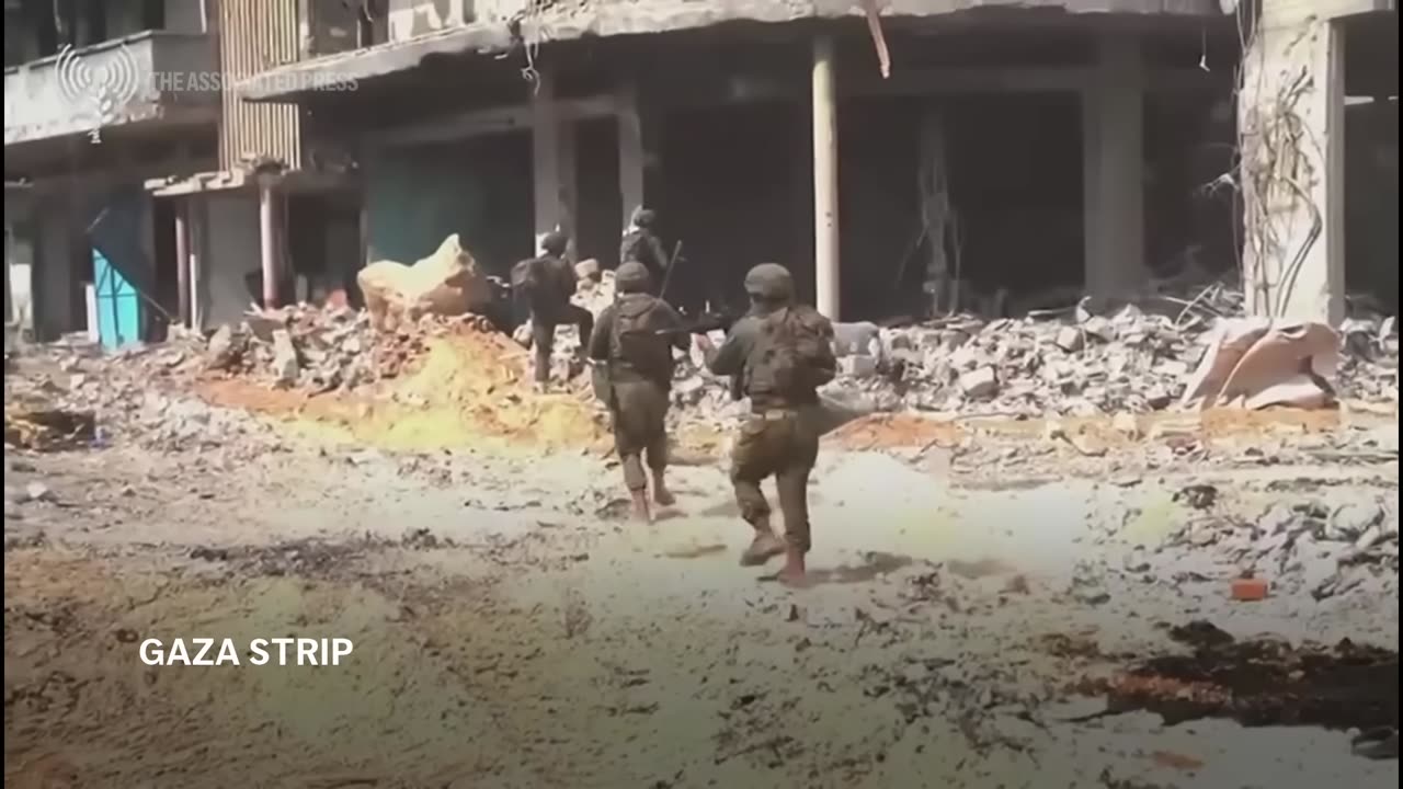 Israeli military releases video showing what it says are troops operating in Gaza Strip