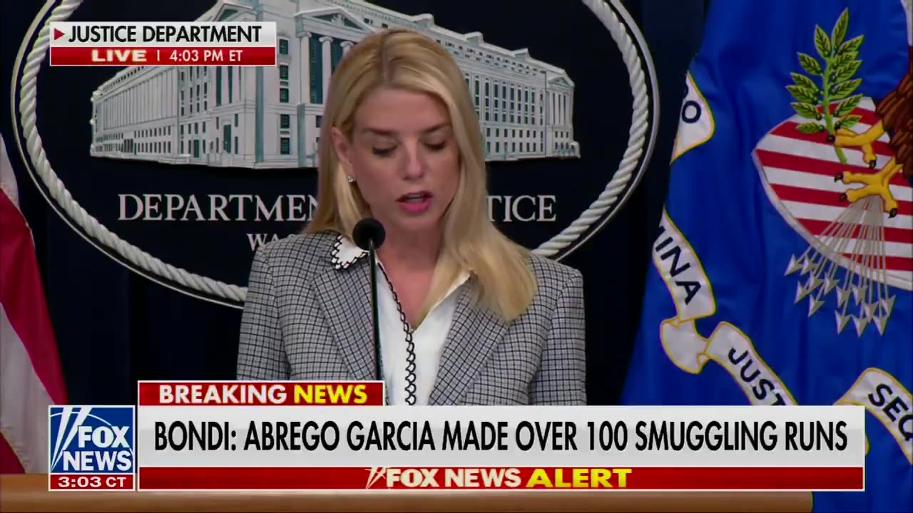 Pam Bondi officially announces Kilmar Abrego Garcia will be returned to the US