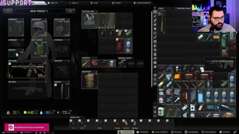 Imagine having to cheat at chess. MY FIRST TWITCH STREAM! Tarkov w/ BeardedNerdd