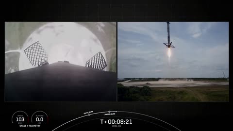 Space X NROL-69 24 03 2025 Falcon 9’s first stage has landed on LZ-1 in Florida