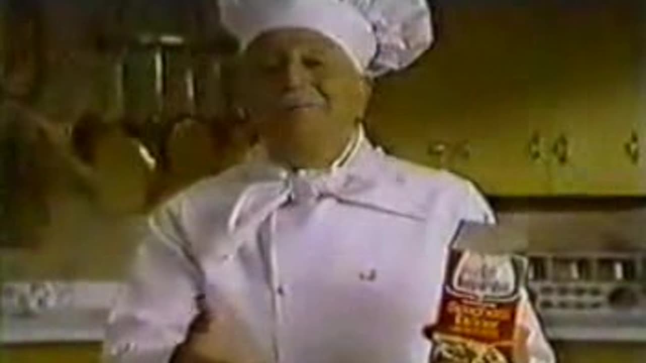 Commercial - Chef Boy Ar Dee Spaghetti Dinner (The Chef In Color) 1966