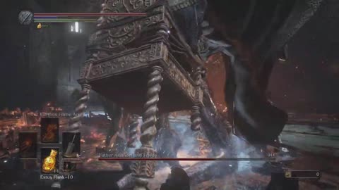 DARK SOULS 3 Father Ariandel And Sister/ Blackflame Friede Boss Fight