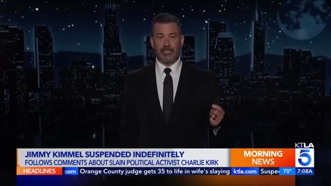 What did Jimmy Kimmel say before his show was pulled?