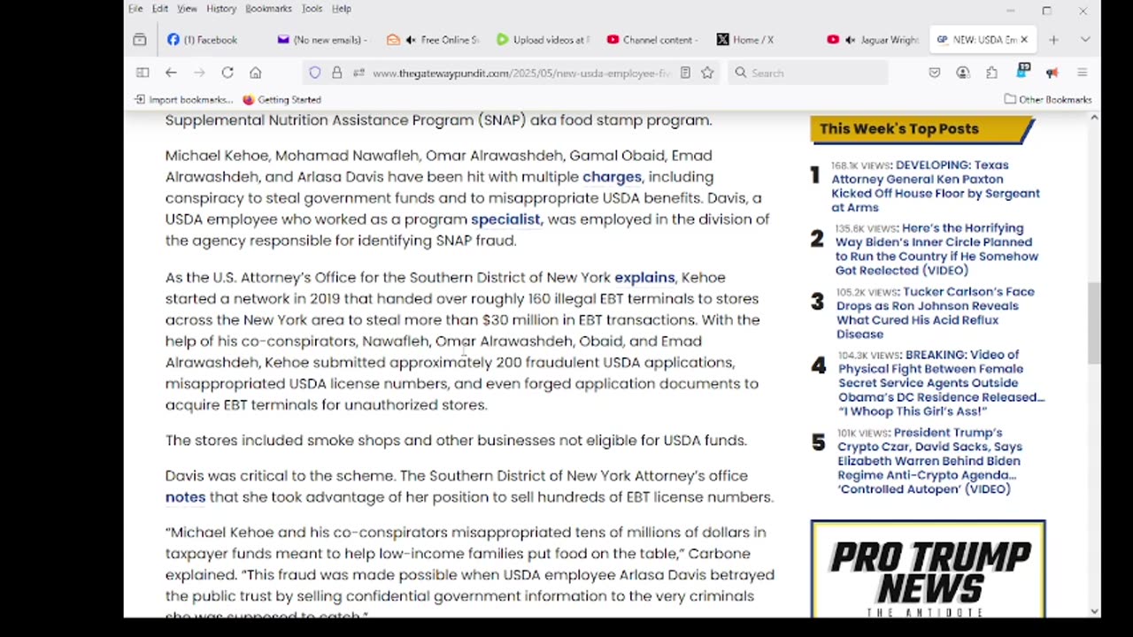 USDA Employee and Five Others Busted In One of the Largest Food Stamp Frauds in American History