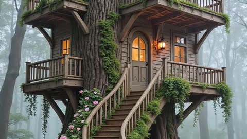 Magical Treehouse in the Forest treehouse