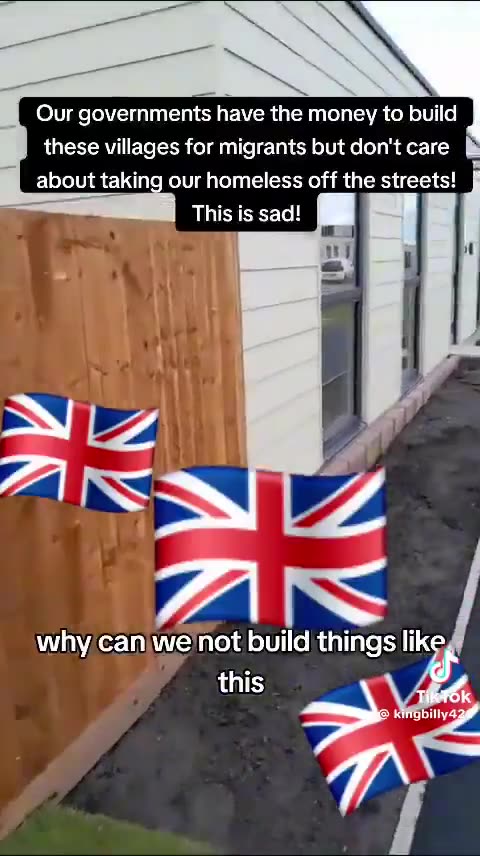 Government building new migrant accommodation. 😡