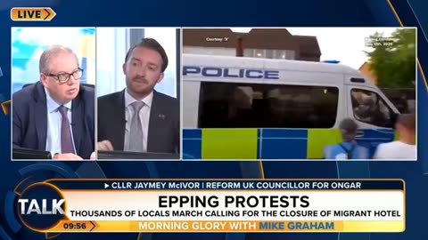 Protests In Epping After Illegal Immigrant Rapes A 14-year-old