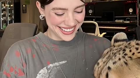 AI Video: Big cats also enjoy fruit