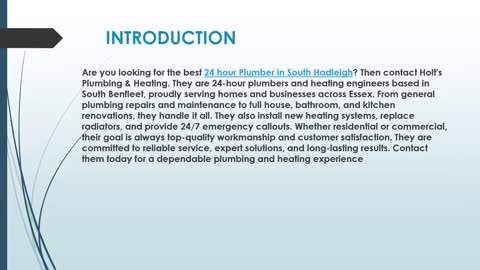 Looking for the best 24 hour Plumber in South Hadleigh
