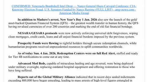 EXTRA Judy Byington Un-Redacted 1.6.2026 - Be Prepared Dollar Collapse, Market Meltdown,