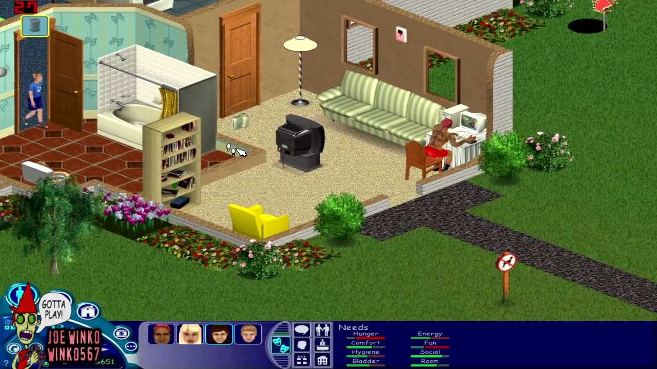 Sims 1 Gameplay Series 1x07 Joe Winko