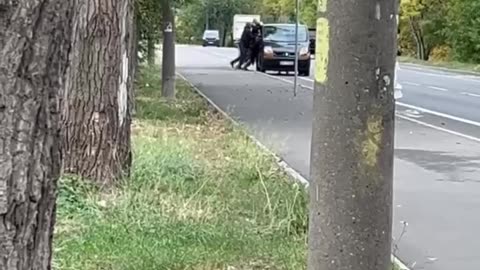 🚴‍♂️🚍 Ukraine Russia War | Cyclist Evades Busification in Dnipro | RCF