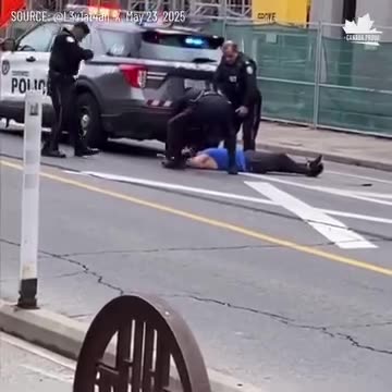 Man brandishing two knives in Toronto gets tasered by police